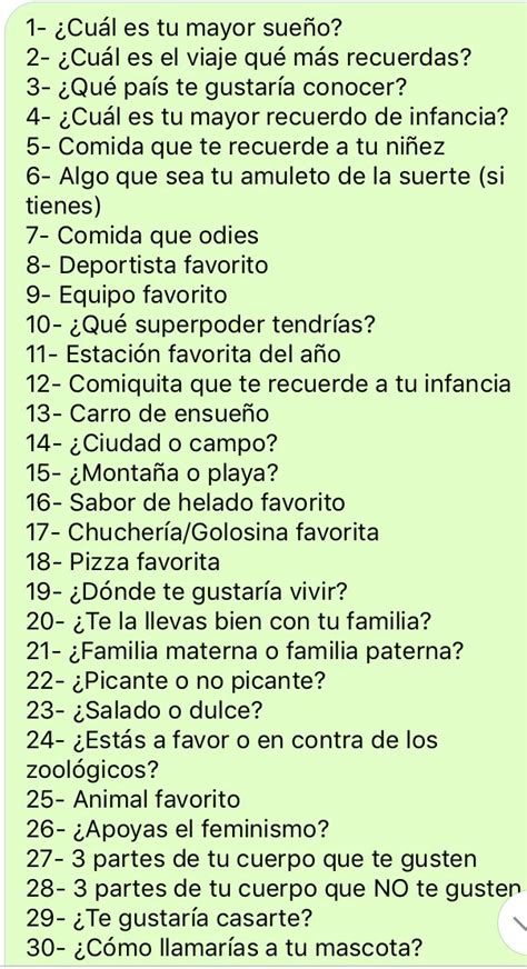 25 preguntas para conocer a alguien|125 preguntas para conocer mejor a una persona